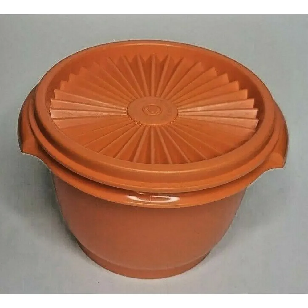 Vintage Tupperware 886-31 Orange 4.5